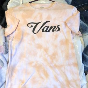 Vans womens tie dye tshirt
